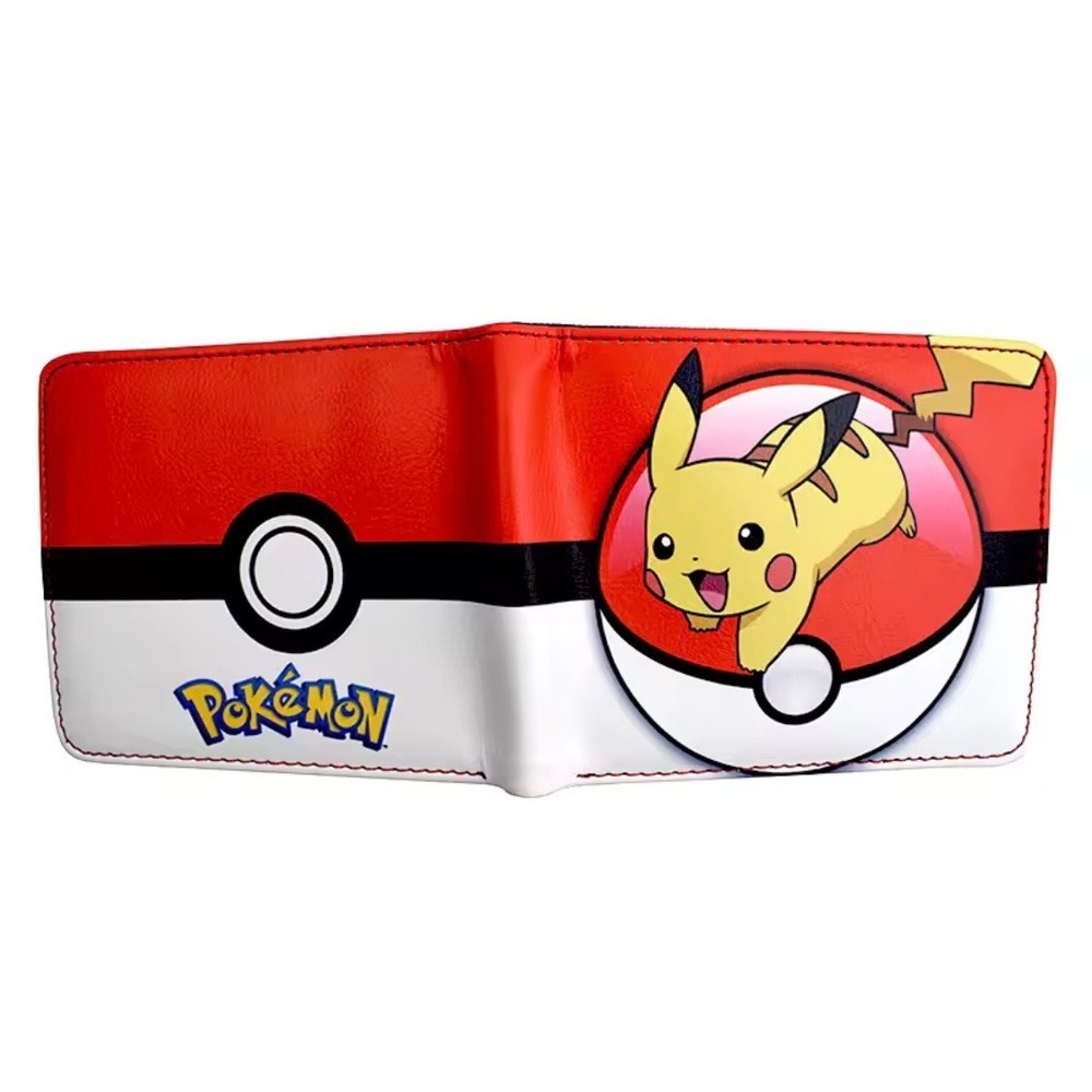 Kids Anime Pokemon Pikachu Bifold Wallet